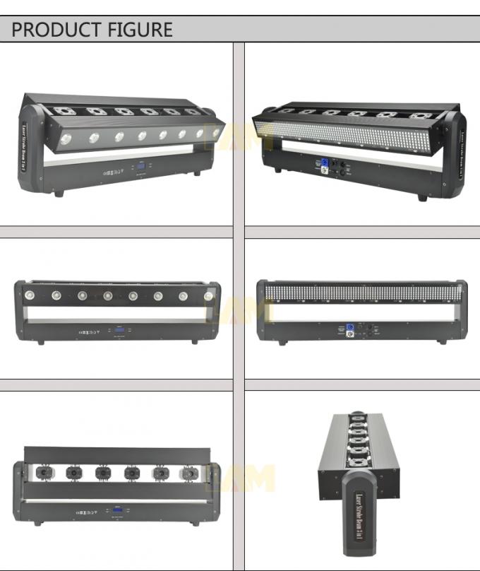 7800K 6 Head Laser Bar Indoor Work Light 200W IP20 AC110-240V 4