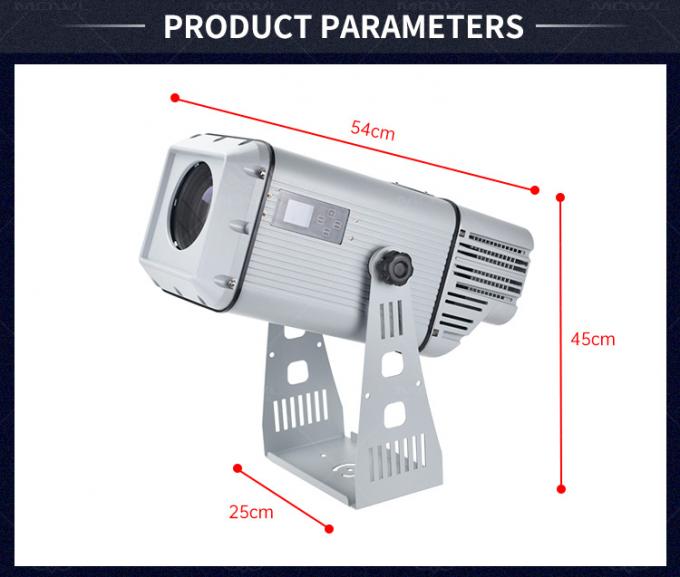 300W Gobo Logo Projector Light Indoor Work Light 6000K Waterproof Gobo Projector 2