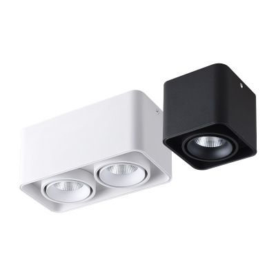25w 30w Square LED Spotlight Indoor Work Light Trimless COB Surface Mounted 0