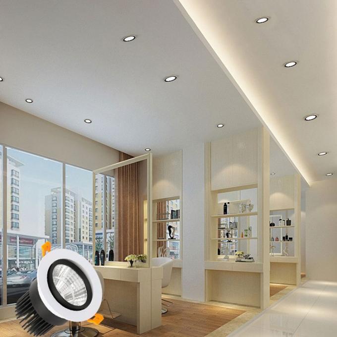 5w 7w 9w 12w Recessed Cob Spotlight Indoor Work Light Adjustable Brightness 0