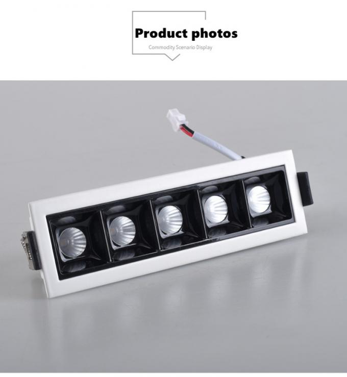 IP55 Ceiling Recessed Led Strip Lighting 7W 10W 2700K-3000K Warm White 7