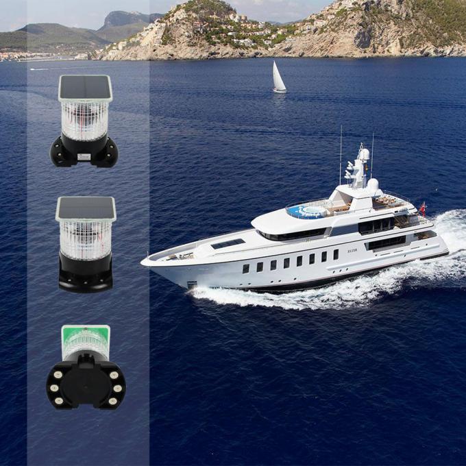 Solar Marine Led Navigation Lights 3500K Led Mast Light Sailboat 0