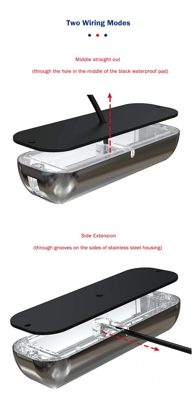 IP68 Ocean Led Underwater Lights LED Marine Lights Boat Transom Lights 8