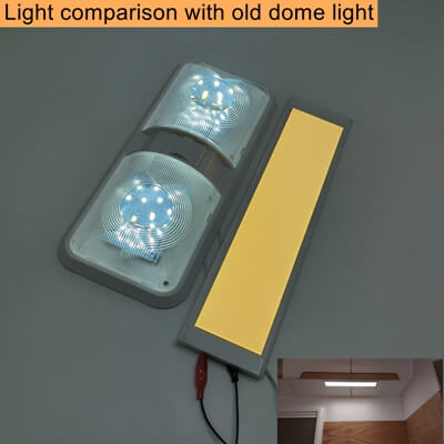 Caravan Slim Flat Led Panel 8W 4000K Ultra Thin Flat Panel Led Lights 10