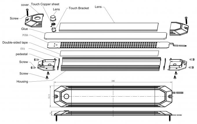 540Lm Surface Mount Marine Ceiling Light IP67 For Boat Yacht 3