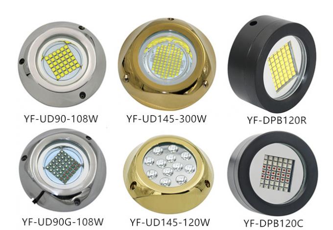 Bronze 450w Ocean Led Underwater Lights IP68 Underwater Transom Lights 5
