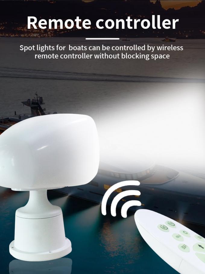 60w Marine Searchlight 50M Remote Control Marine Spotlight White 4