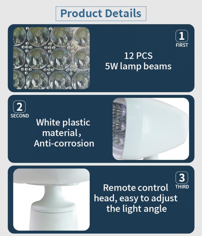 60w Marine Searchlight 50M Remote Control Marine Spotlight White 7