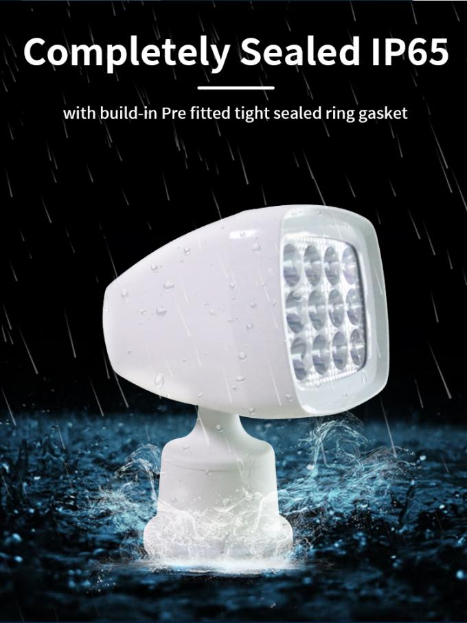 60w Marine Searchlight 50M Remote Control Marine Spotlight White 5