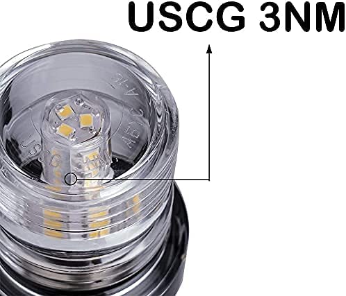 4500K Boat Navigation And Anchor Lights 3 Nautical Mile Sailboat Anchor Light 5