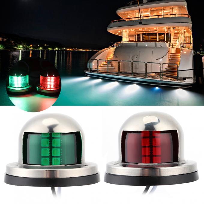 5050SMD IP68 Boat Bow Headlights Red Green LED Bow Navigation Light 1