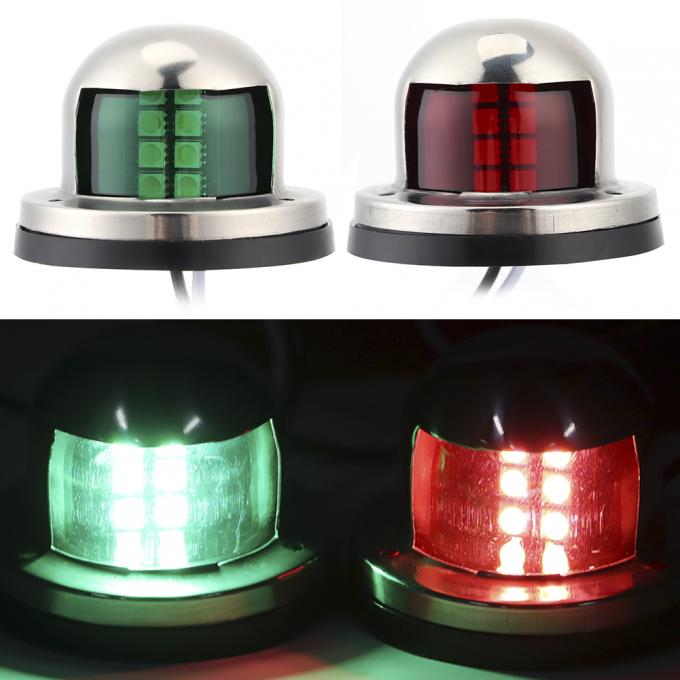 5050SMD IP68 Boat Bow Headlights Red Green LED Bow Navigation Light 2