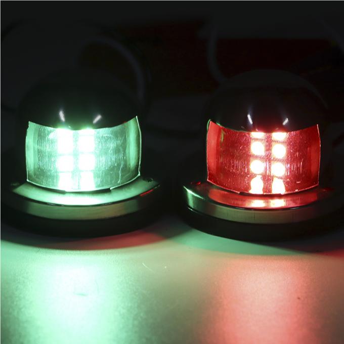 5050SMD IP68 Boat Bow Headlights Red Green LED Bow Navigation Light 4