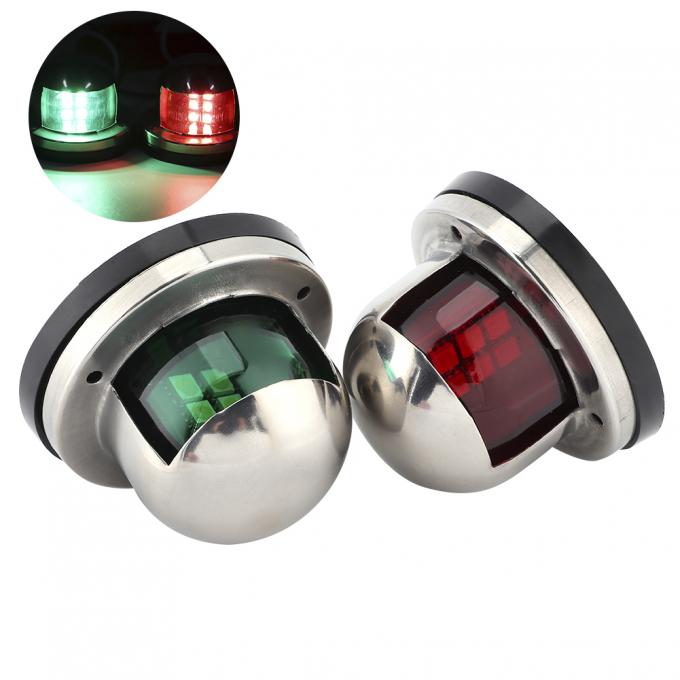 5050SMD IP68 Boat Bow Headlights Red Green LED Bow Navigation Light 6