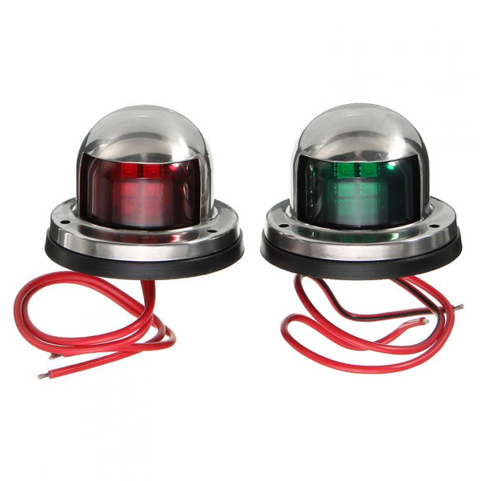 5050SMD IP68 Boat Bow Headlights Red Green LED Bow Navigation Light 7
