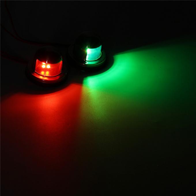 5050SMD IP68 Boat Bow Headlights Red Green LED Bow Navigation Light 8