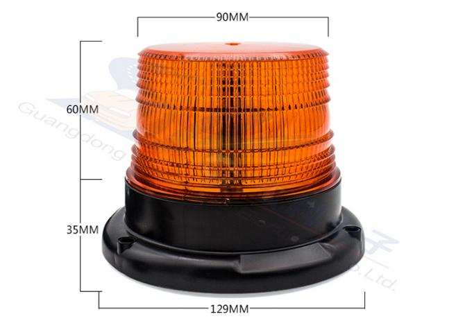 SMD5730 Magnetic Warning Beacon LED Marine Lights Amber Flashing Beacon 0