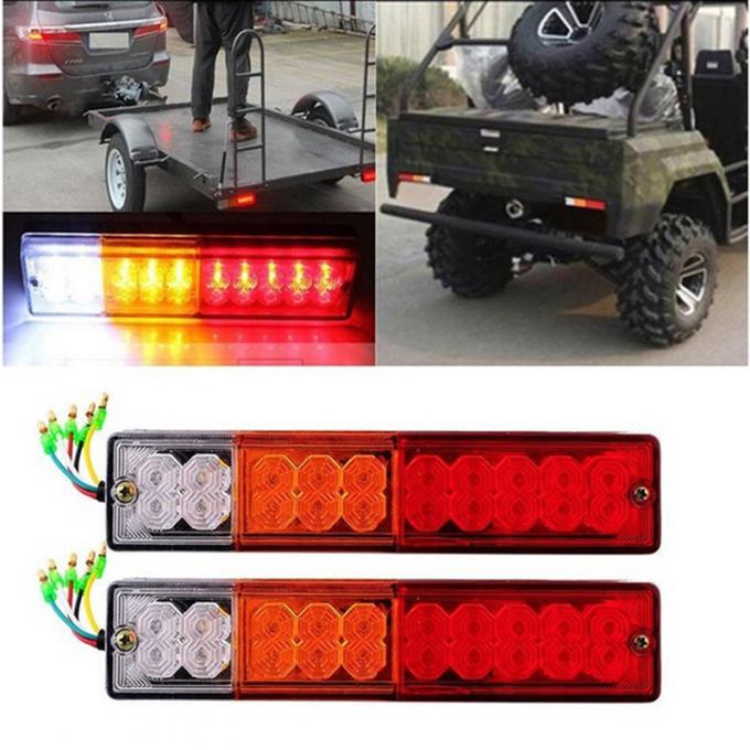 20 Leds 12V Waterproof Lights Truck LED Tail Light Lamp Yacht Car Trailer Taillight Reversing Running Brake Turn 0