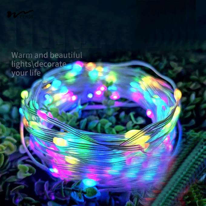 Remote Controlled LED String Lights Voice Activated and Colorful Running Horse Design 3