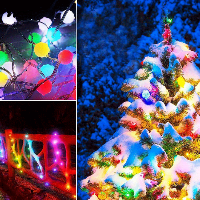 Remote Controlled LED String Lights Voice Activated and Colorful Running Horse Design 6