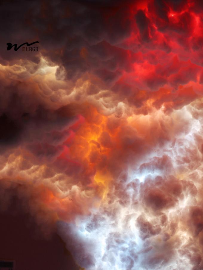 Thunder Cloud Lamp with RGB Self-Adhesive Flash Light and 50000-Hour Working Lifetime 7