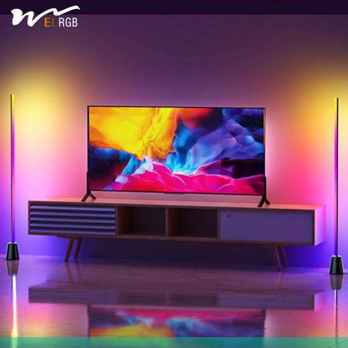Residential Gaming Room Wall Wash Floor Lamp 50000 Hours Working Time Music Voice Control 3