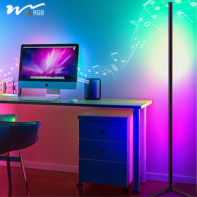 Creative LED Bedside Nightlight Minimalist Line Floor Lamp for E-Sports Atmosphere 4