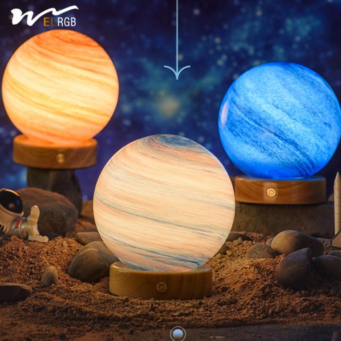 50000 Hours Lifespan Moon Bedroom Sleep Starry Sky Table Light with Charging Function 3