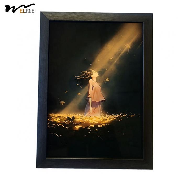 Creative Gifts Wooden Line Light Painting Nightlight for Ambiance Ideal Birthday Gift 2