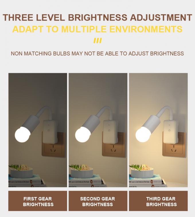Two/Three Plug Remote Control Socket 5W Night Light for Bedroom Sleep and Baby Feeding 10