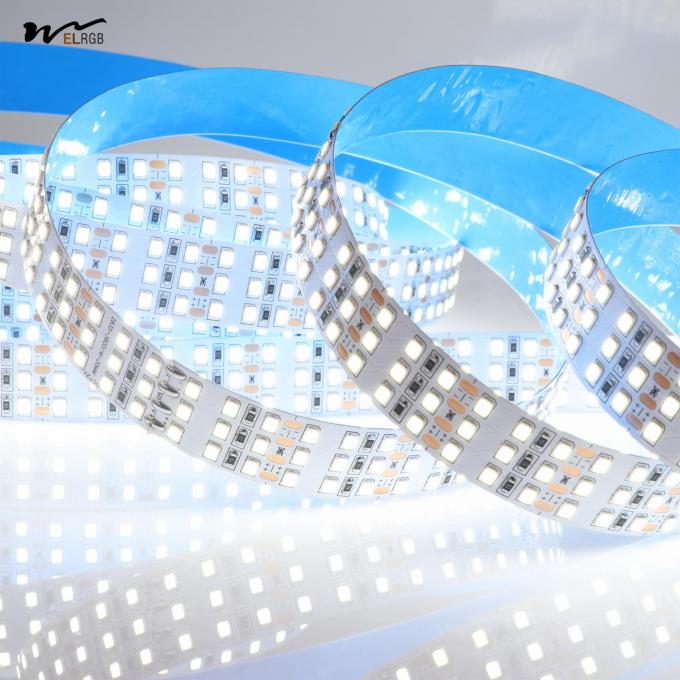 16.4ft LED Strip Lights 12V 1800 LEDs Triple Row Daylight White 6000K Dimmable Year 3-Year 5