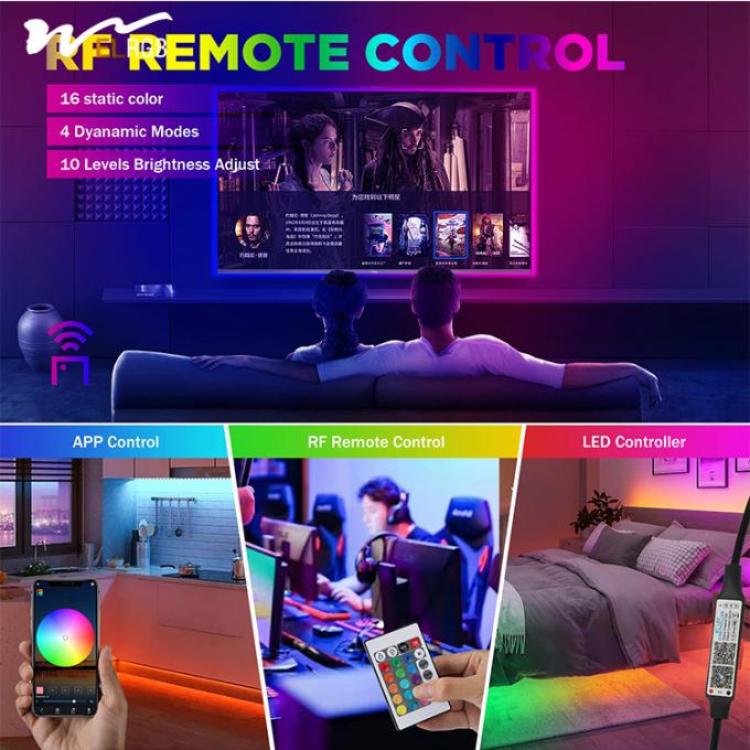 LED Light Source Type USB RGB COB Strip Lights 4.92ft with 5V Color Changing Feature 5