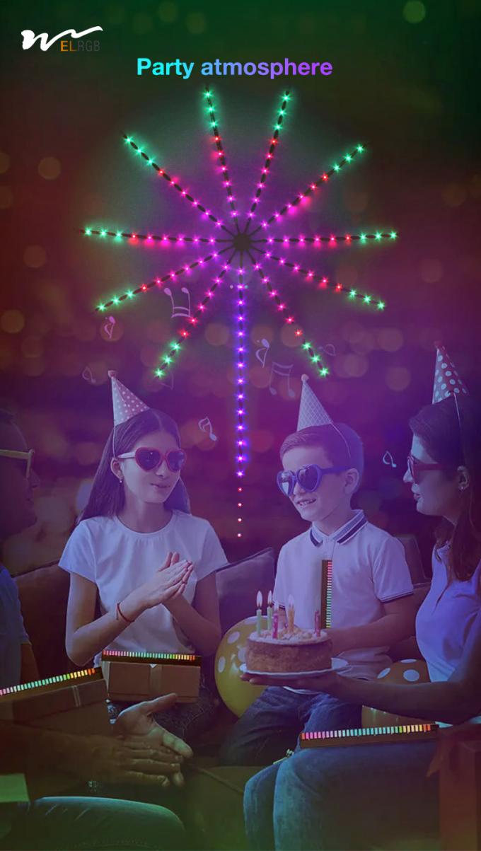 Add a Touch of Magic to Your Festival with LED Light Featuring Water and Smoke Effects 7