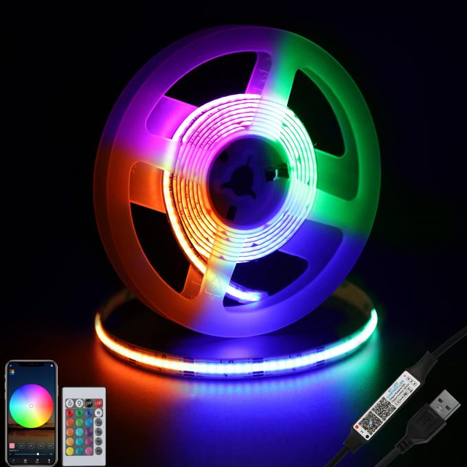 4.92ft/1.5m LED Strip Light Remote Control Heat Resistant Waterproof Micro Flexible White 2