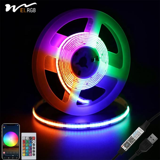 5V USB COB LED Light Bar with App and Remote Control 1.5M Color Changing Bar Light 2