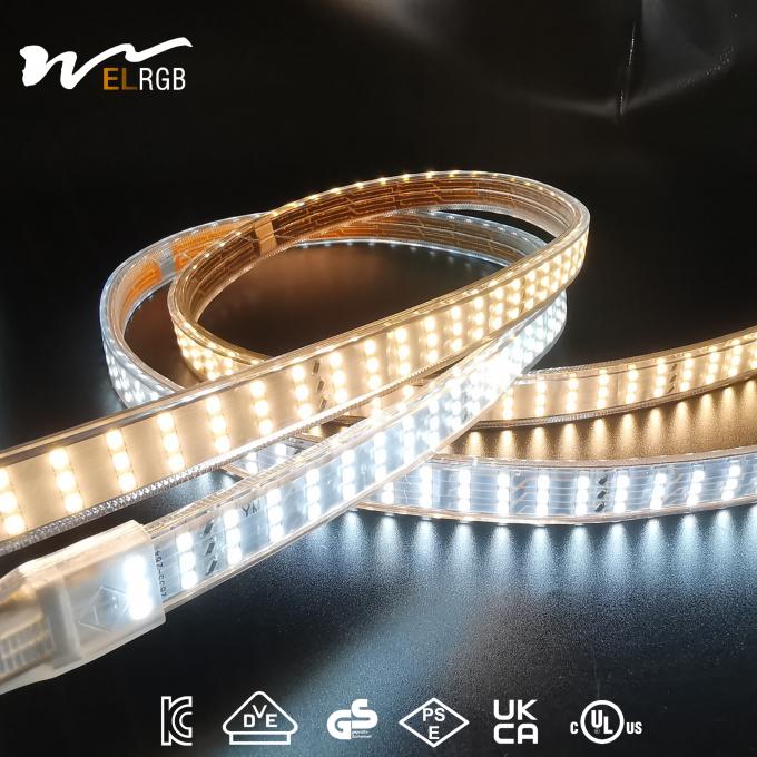 Outdoor Waterproof 264 LEDs/m 3-Row Celling LED Light Stripe with Sensor Control 4
