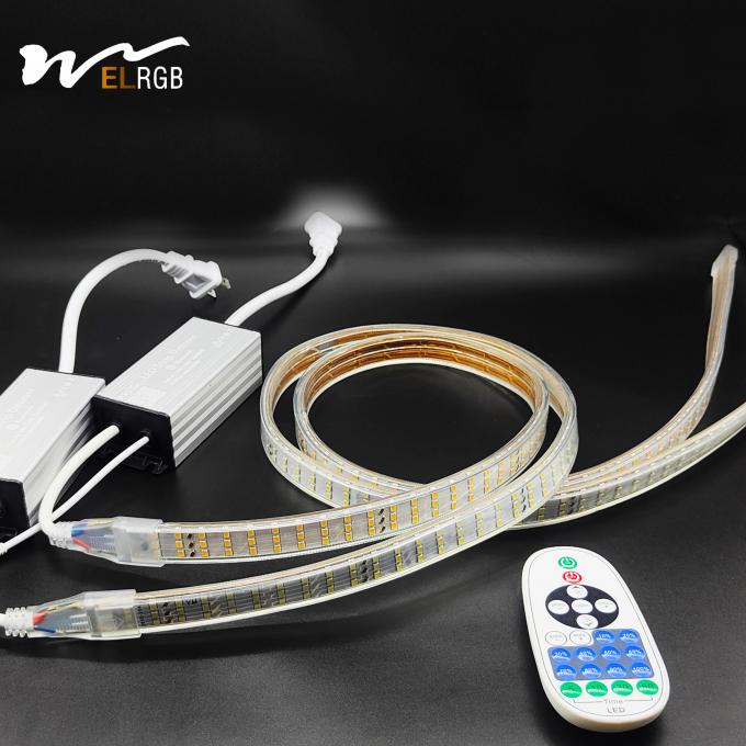 Outdoor Waterproof 264 LEDs/m 3-Row Celling LED Light Stripe with Sensor Control 5