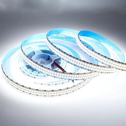 Adjustable Strip Light 6500K Double Row 480LED/M Flexible LED Strip White Warm White 4