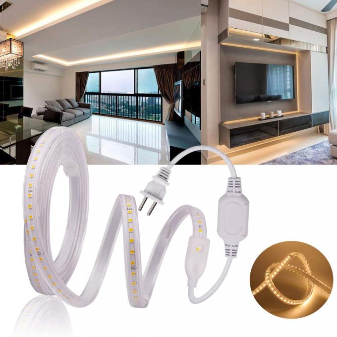 120 LED/m 50000 Hours Lifespan IPX5 Waterproof Flexible Cuttable LED Strip Light 2835 7