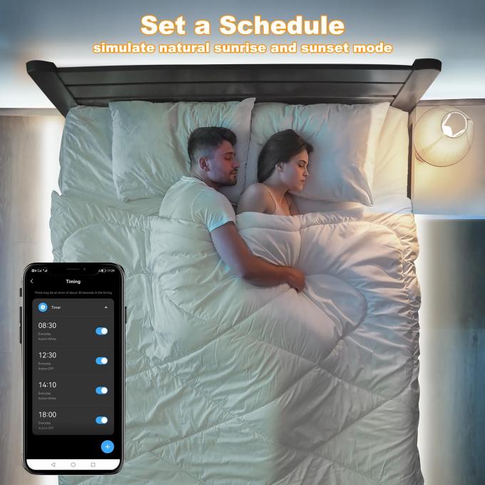 Smart White COB Led Strip Light with App and Remote 227g IP20 3000K Bright Warm White 5