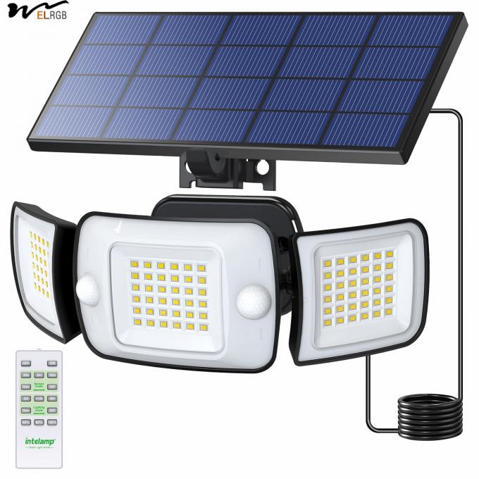 Solar Lights Outdoor 3 Head Solar Motion Sensor Lights for Outside Switch Mode other 7
