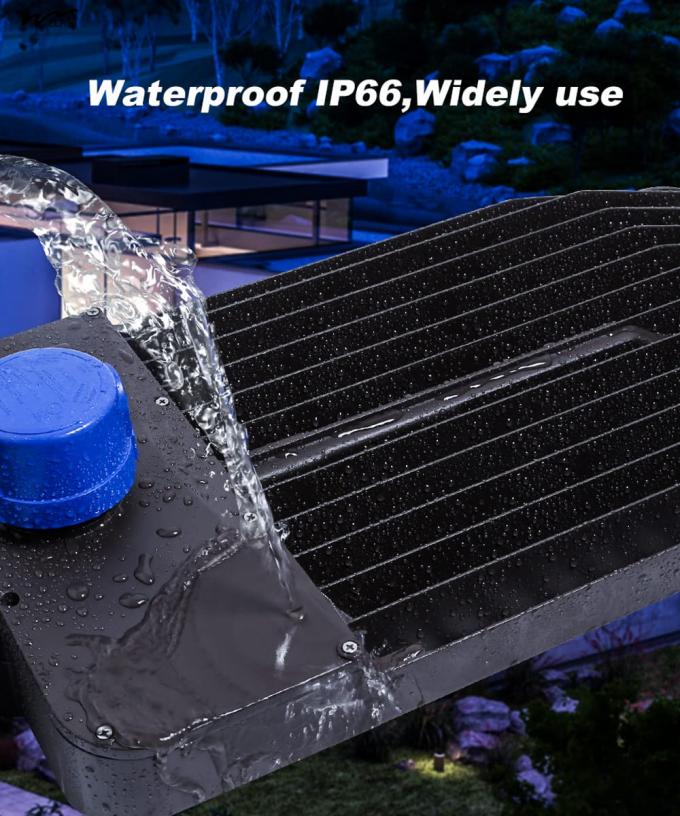 Outdoor LED Parking Lot Light with Adjustable Arm and Photoelectric Sensor IP65 Street Flood Safety Light 6