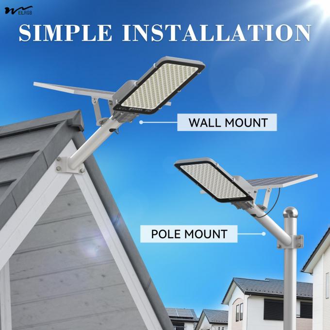 Outdoor Solar Street Light Waterproof Dusk to Dawn Solar Floodlight with Remote Control 5