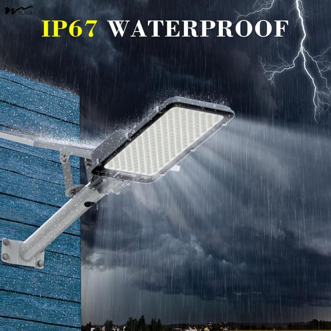 Outdoor Solar Street Light Waterproof Dusk to Dawn Solar Floodlight with Remote Control 4