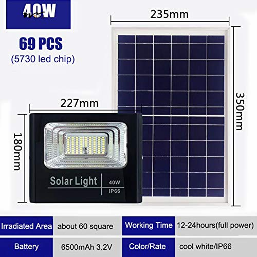 Solar Street Light 2-Piece LED Landscape Lamp Column with Long Lifespan of 50000 Hours 6