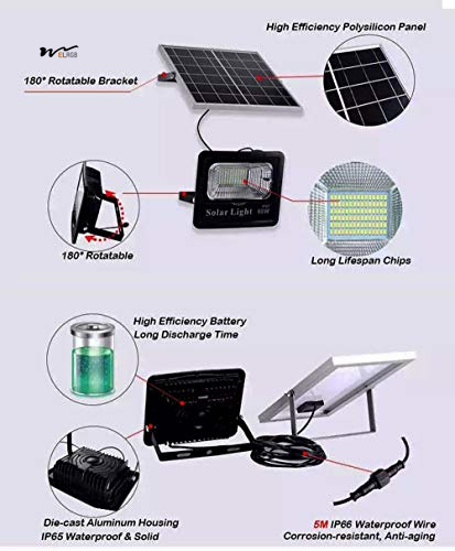 Solar Street Light 2-Piece LED Landscape Lamp Column with Long Lifespan of 50000 Hours 3