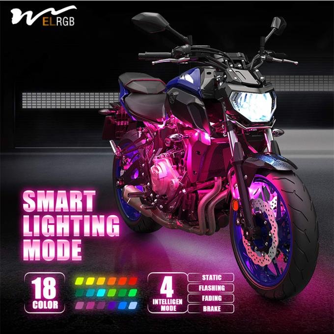 Multi-Color Neon RGB Strips Wireless Smart Remote Controller for Motorcycle LED Light Kit 3