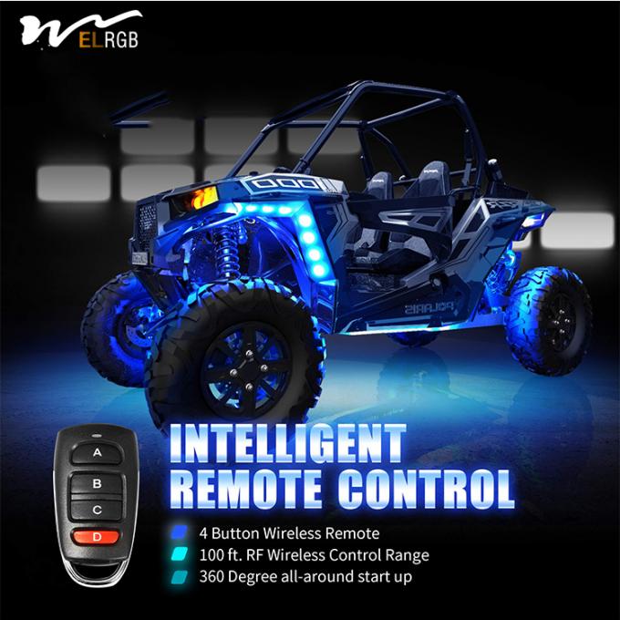 Multi-Color Neon RGB Strips Wireless Smart Remote Controller for Motorcycle LED Light Kit 6