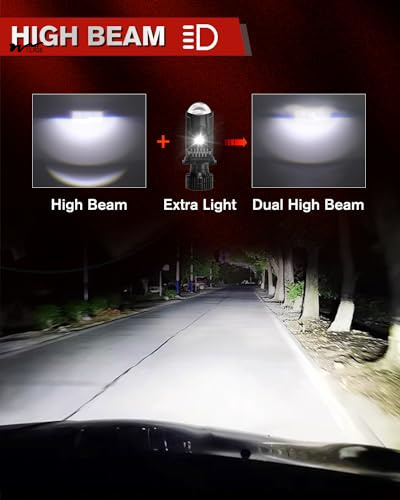 Front Auto Part Position Triple Light Beams LED Headlight with Projector Assemblies 4
