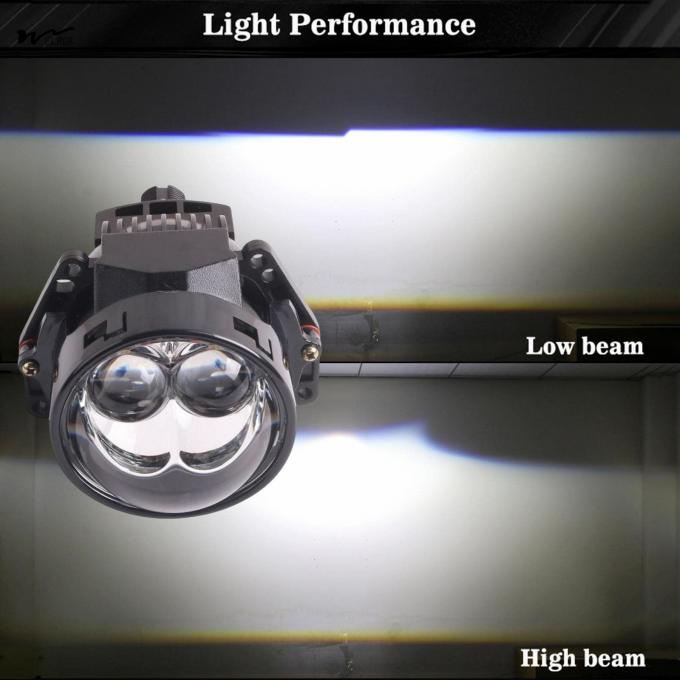 5500K LED Headlight Low 38W High 68W Light Weight Aluminum Lens for Auto CAD Layout 3